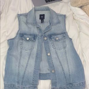 Gap denim jacket vest